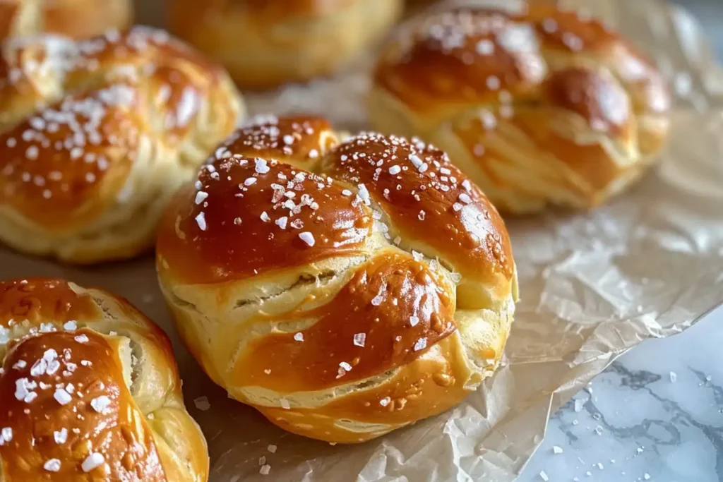 Philadelphia Soft Pretzels Recipe – freshly baked golden pretzels with salt