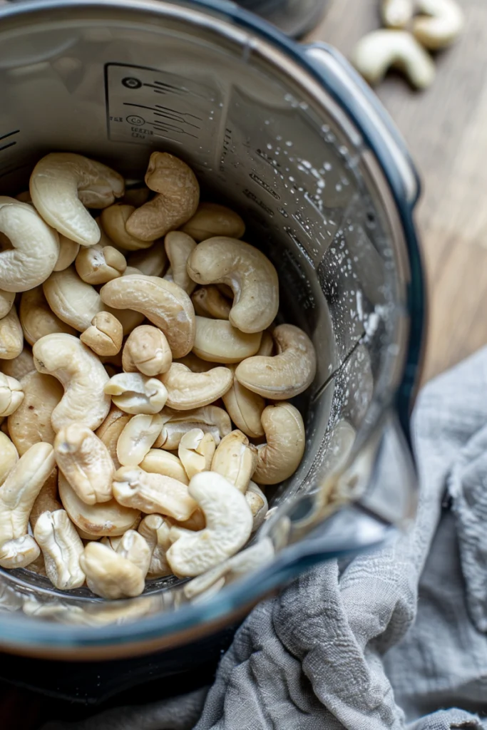 Cashew Milk Recipe 3 soaking cashews for how to make cashew milk