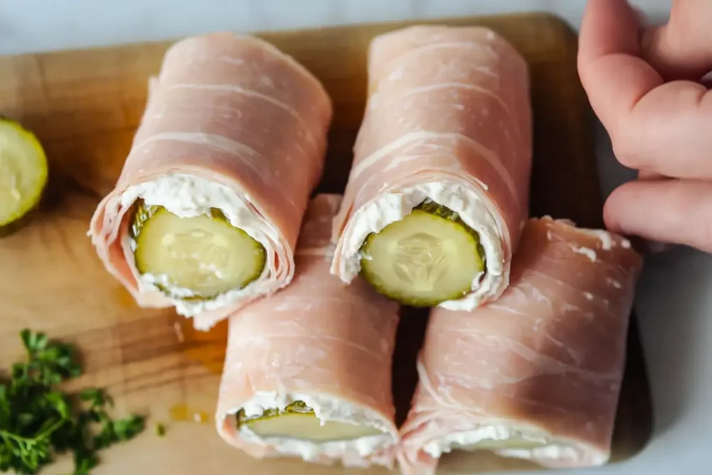 Pickles in a Blanket Snack Platter