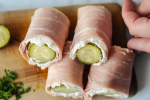 Pickles in a Blanket Snack Platter