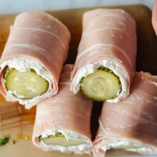 Pickles in a Blanket Snack Platter