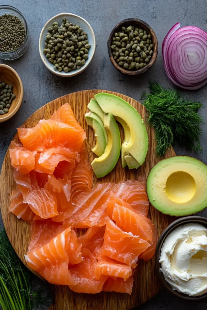 Smoked Salmon Bagel – Creamy, Fresh & easy to do 2 ingredients for bagel and salmon